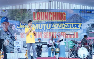 Launching Jeep Mutu Adventure dan Senam Sehat Bersama SMK Mutu Bandongan